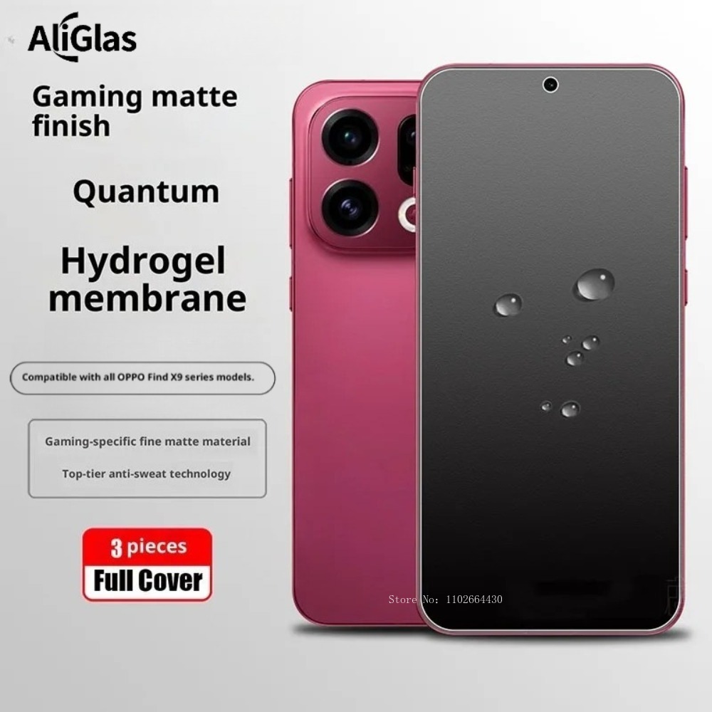 Matte Anti Glare Screen - 3 peças filme de hidrogel fosco