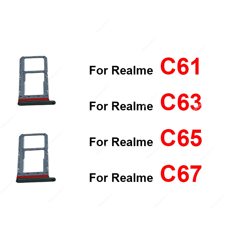 Realme C67 - Bandeja de cartão sim titular para