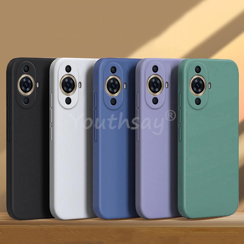 Huawei Nova 12 - Capa de silicone líquido para Huawei,