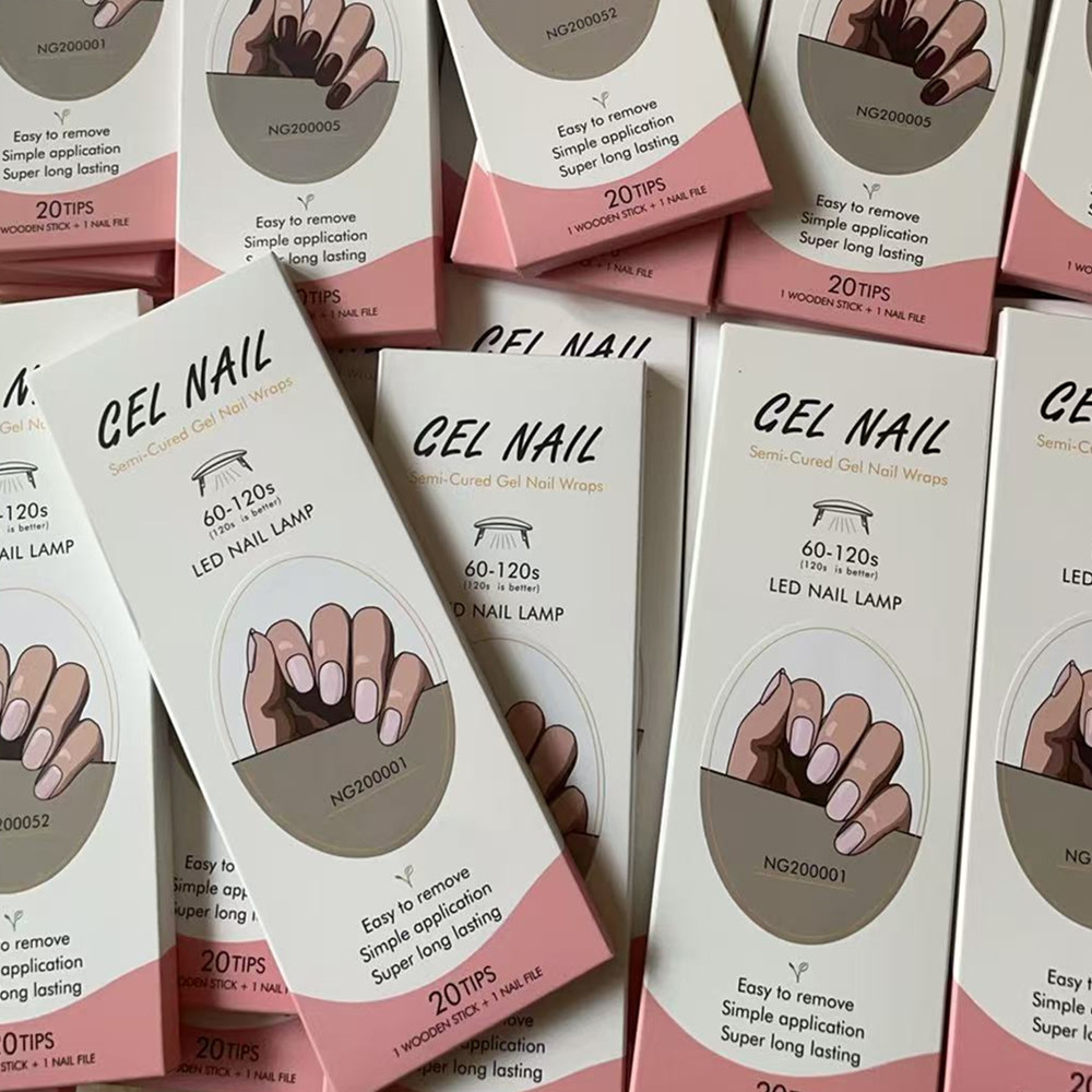 Full Cover Adhesive - Huizi francês gel tiras de unhas