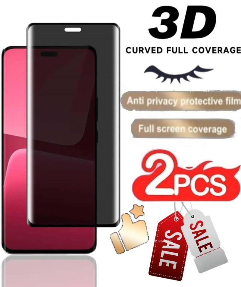 Curved Edge Screen - 2 pçs privacidade anti espião peeping